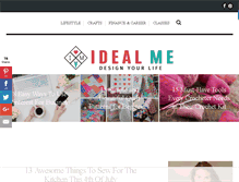 Tablet Screenshot of idealme.com